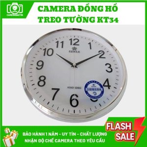 Hình ảnh mua camera đồng hồ treo tường Bảo Tín