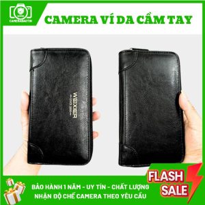 Hình ảnh mua camera ví da cầm tay nguỵ trang Bảo Tín