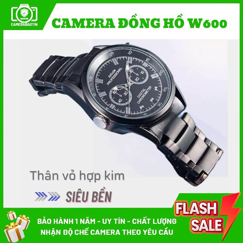Hình ảnh mua đồng hồ camera W600 nguỵ trang
